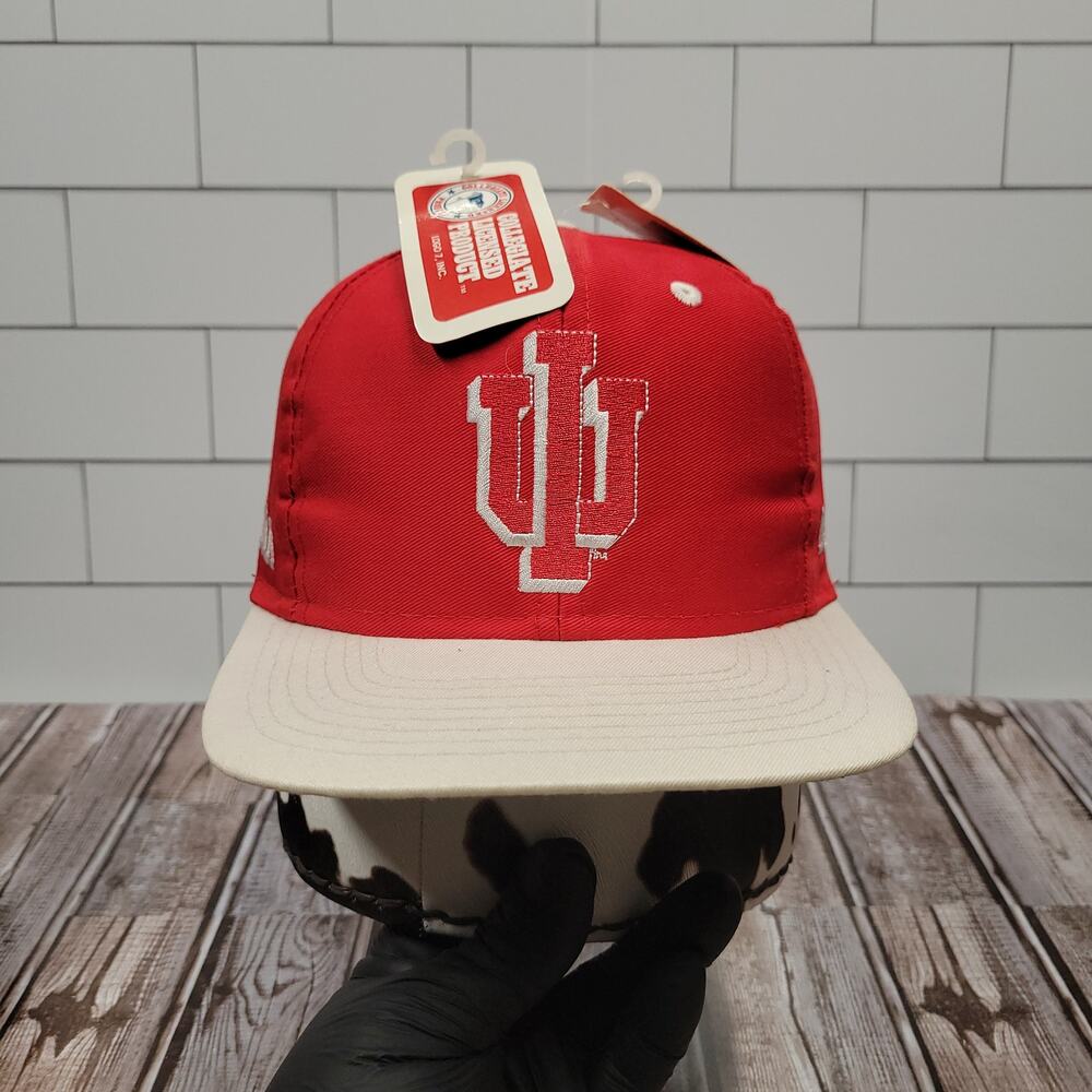 Competitor Indiana Hoosiers Vintage Plain Logo Adjustable Twill Snapback Hat